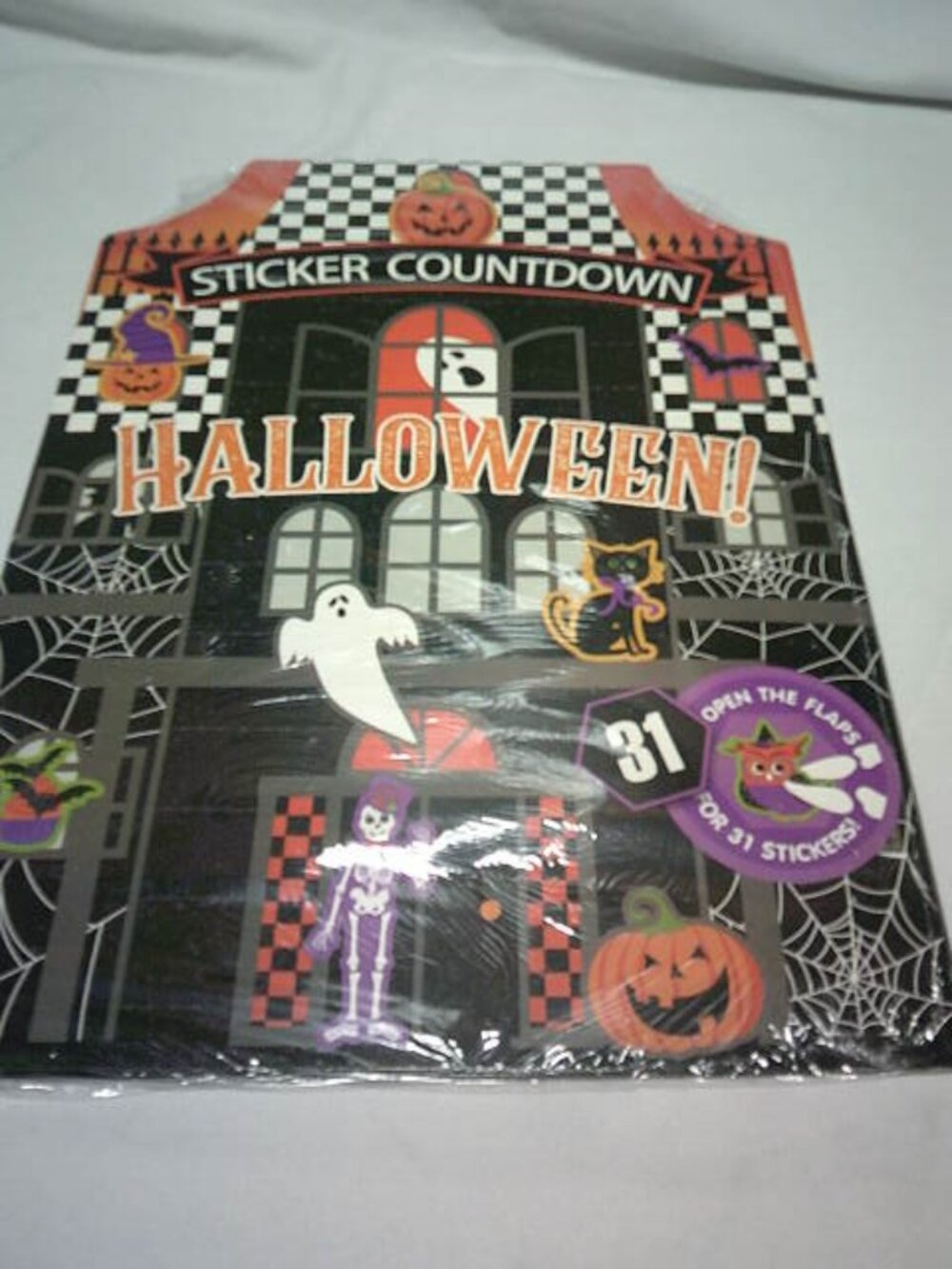 NEW KIDS COUNT DOWN TO THE SPOOKIEST DAY OF THE YEAR HALLOWEEN STICKER CALENDAR